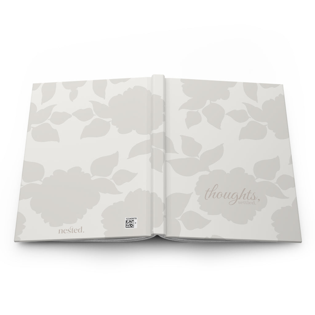 Thoughts, Settled, Matte Hardcover Journal