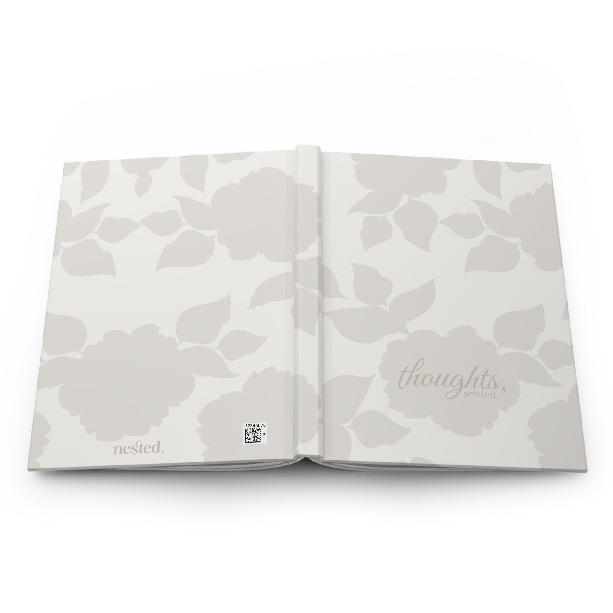 Thoughts, Settled, Matte Hardcover Journal