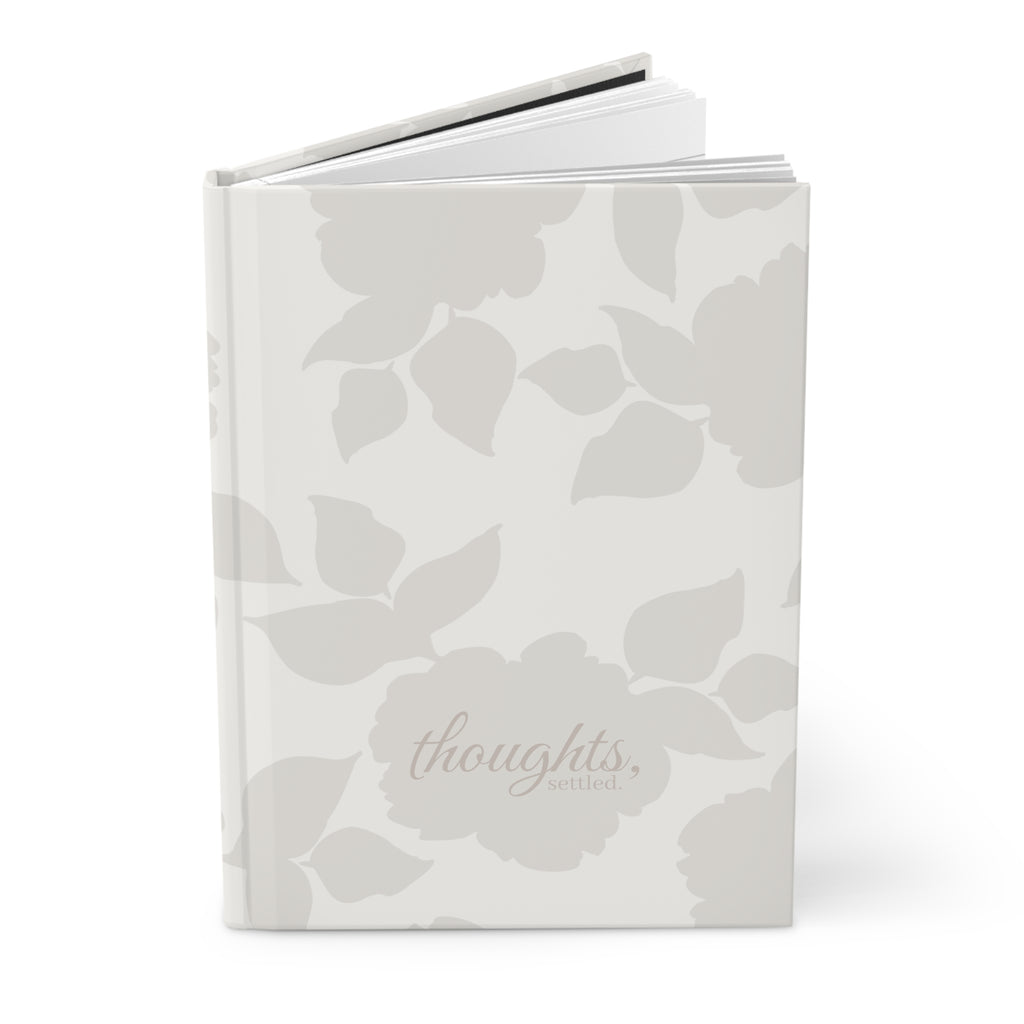 Thoughts, Settled, Matte Hardcover Journal